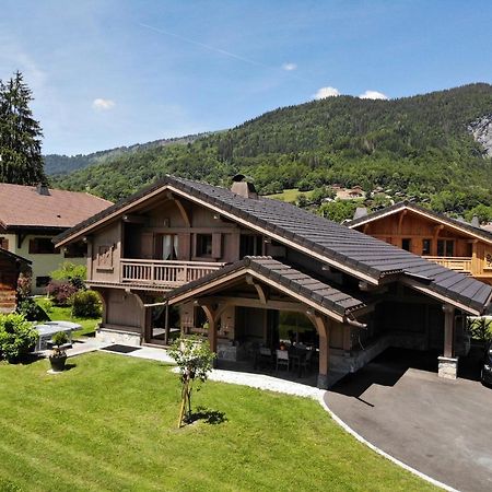 Chalet Luxe Les Melezes Samoens Bagian luar foto