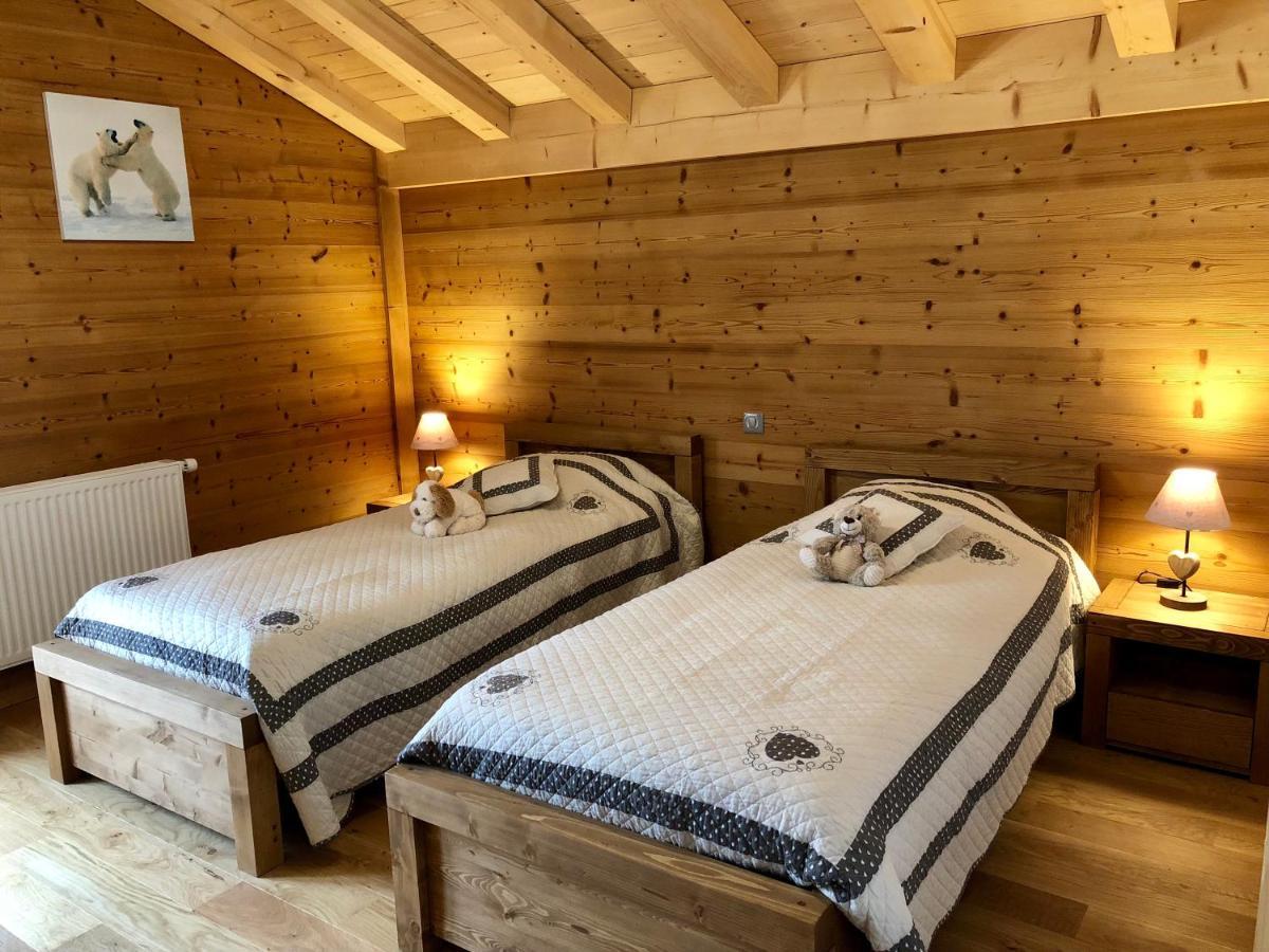 Chalet Luxe Les Melezes Samoens Bagian luar foto