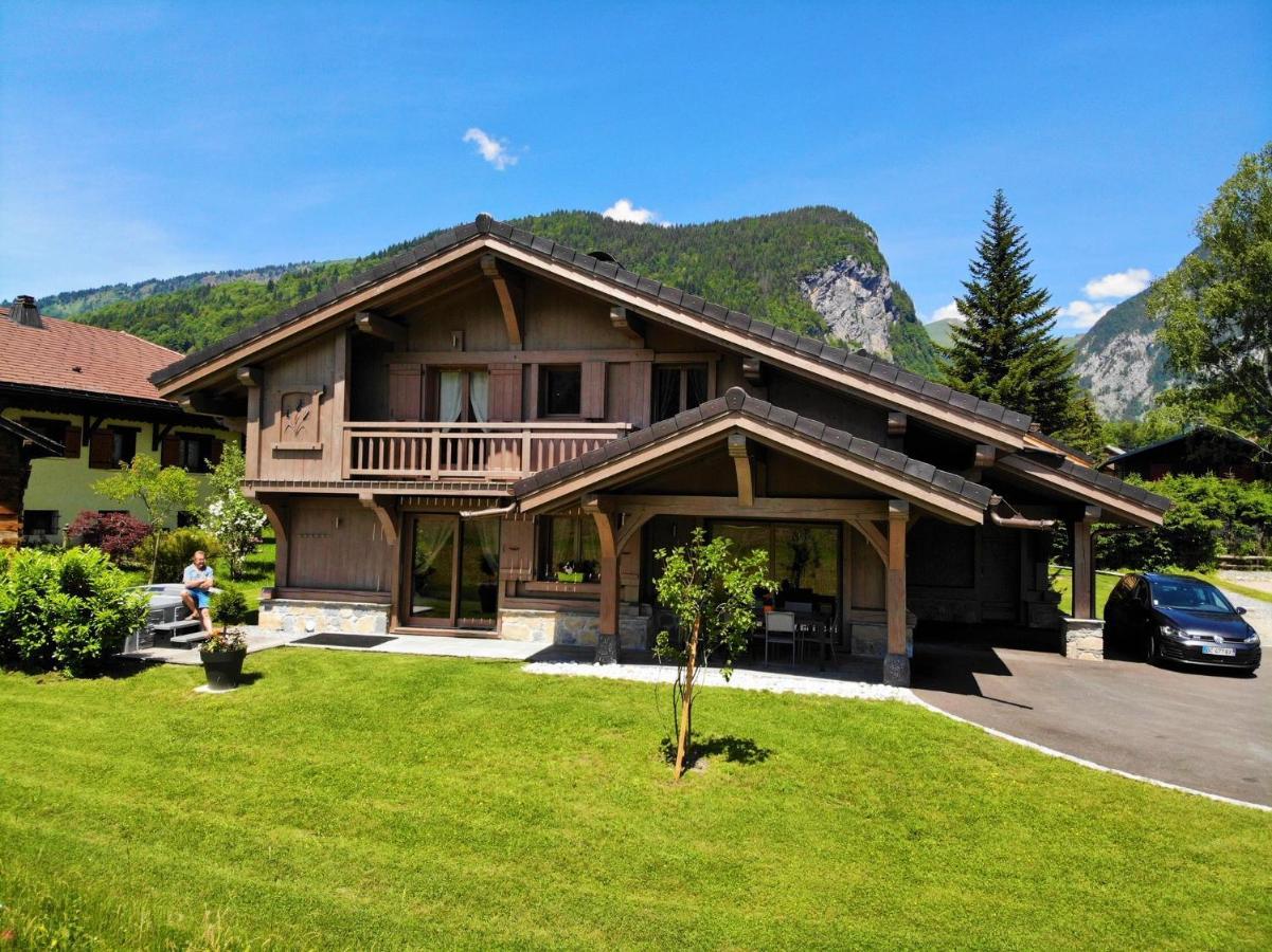 Chalet Luxe Les Melezes Samoens Bagian luar foto