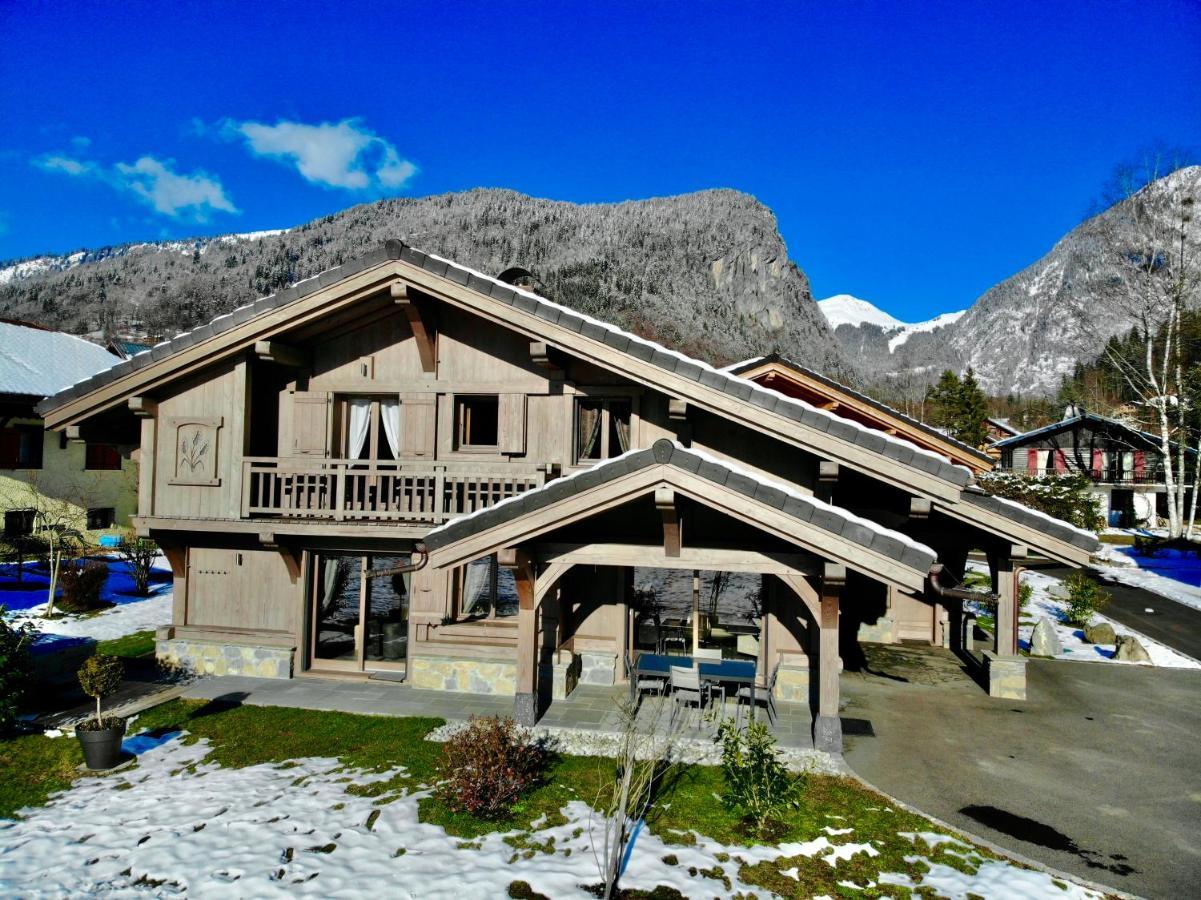 Chalet Luxe Les Melezes Samoens Bagian luar foto